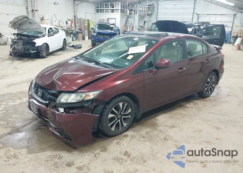 2013 Honda Civic Ex z USA, uszkodzony, nr VIN 19XFB2F8XDE026342